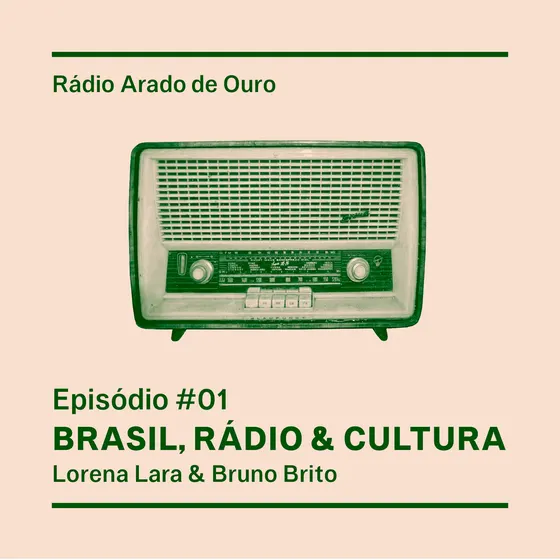 Capa do episódio 01, Brasil, Rádio & Cultura: rádio antiga ilustrada
