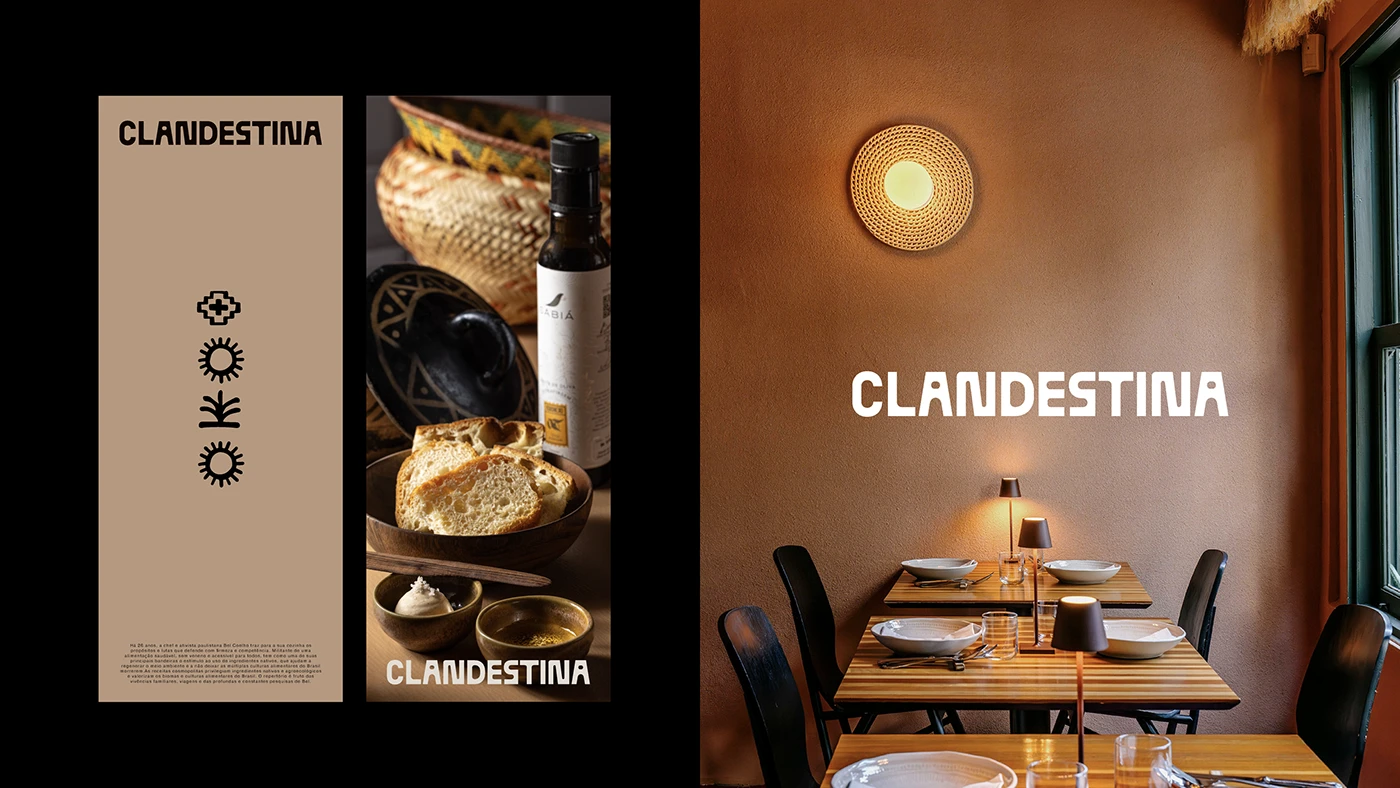 Identidade Restaurante Clandestina — imagem 5 de 17
