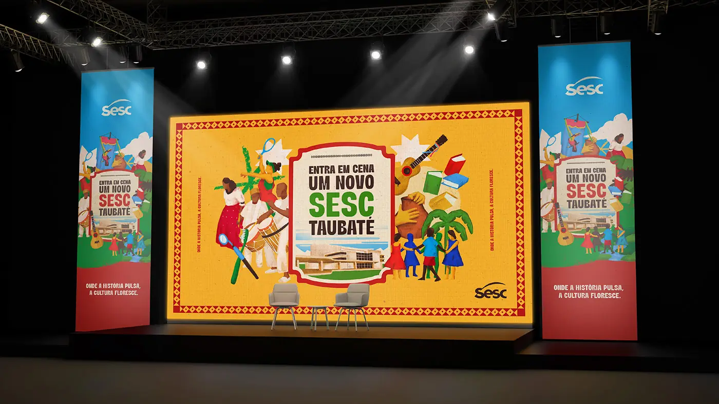 Identidade Lançamento Novo Sesc Taubaté — imagem 12 de 13